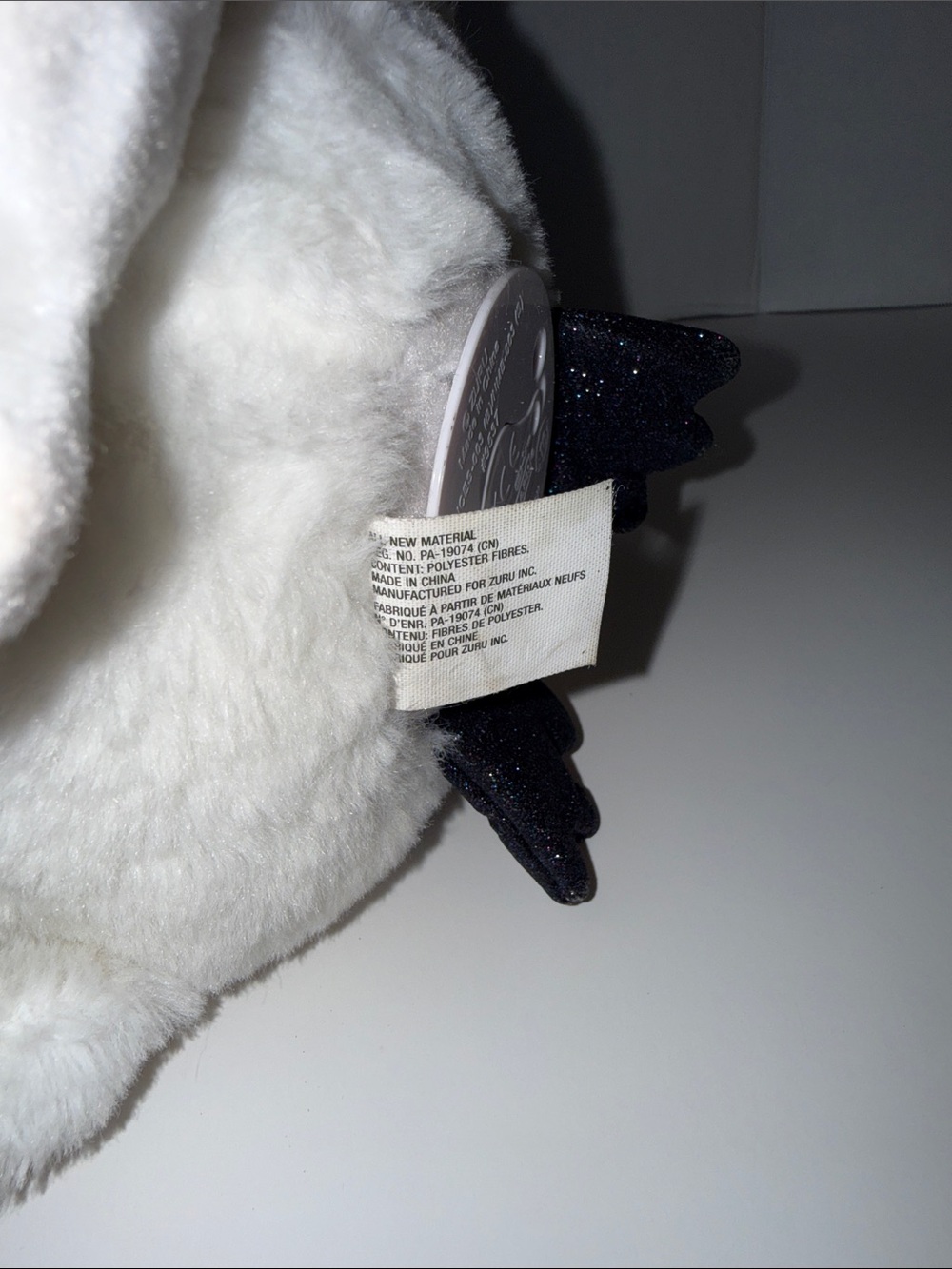 Zuru Pets Alive White Cackatoo Plush Bird Toy with Blue Eyes and Yellow Crest - Picture 6 of 9